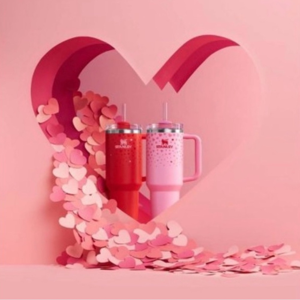 NWT Stanley 40 oz Valentine’s Day Stainless Tumbler - Sweet Hearts